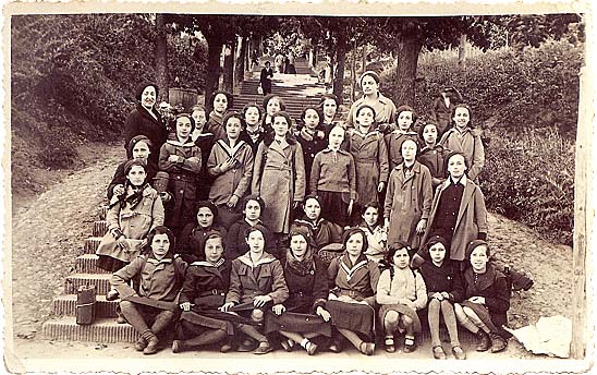 Schody prowadzące do miasta z bulwaru nad Wisłą
