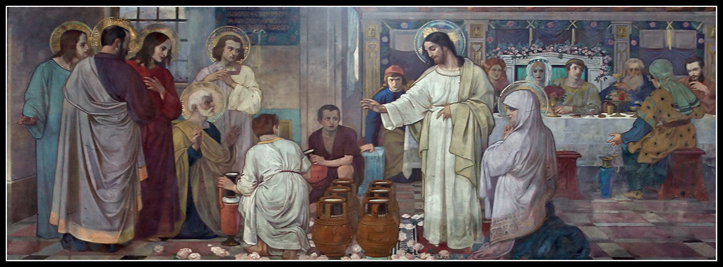 Polichromia w Katedrze pw NMP
Zamiana wody w wino
