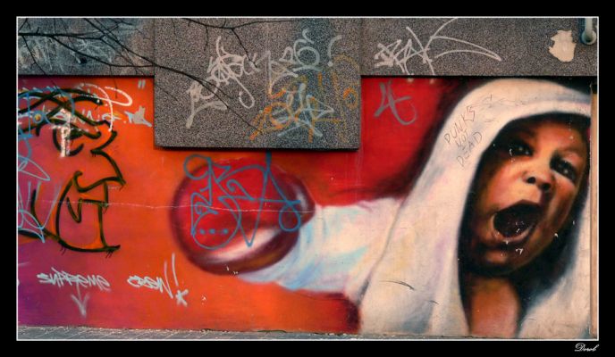 Graffiti 1
Malowidło na murze Stadionu Miejskiego
