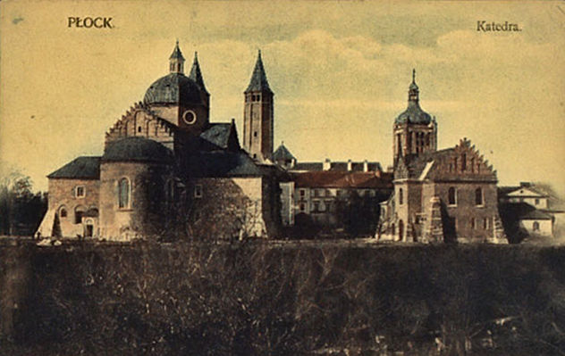 Katedra
Pocztówka posiada obieg pocztowy - feldpost 2.08.1915.
