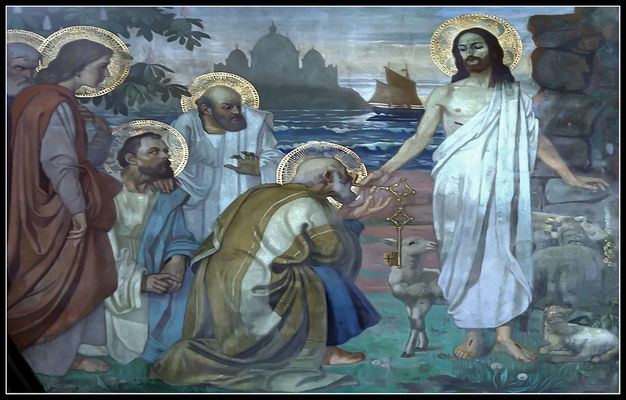 Polichromia w Katedrze pw NMP
Jezus ustanawia Piotra głową kościoła
