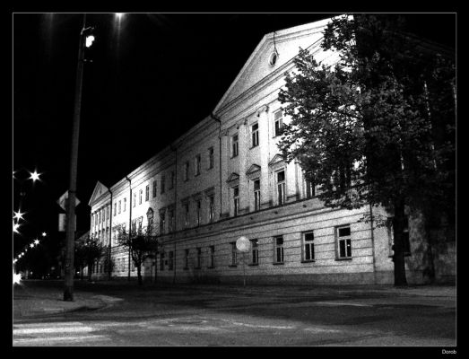 ul.Kolegialna - Kamera Pruska
Powstanie ulicy Kolegialnej związane jest z tzw. pruską regulacją miasta (początek XIX w). Wtedy to nowo wytyczoną ulicę obok siedziby pruskiej administracji (tzw. Kamery - niem. Kollegien Haus) nazwano Kolegialną. Stanowiła ona także trasę wylotową w kierunku Warszawy.
