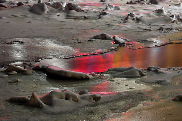 "Woda na Marsie"
zamarznięta Wisła
