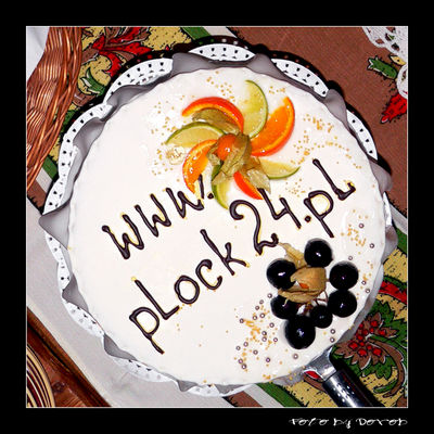 Torcik
1-szy rok działalności www.plock24.pl

Dla wszystkich użytkowników strony za rok udanej wspołpracy.
Oby następny był jeszcze lepszy niż poprzedni.
Dziękujemy.
