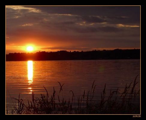 Zachód nd Wisłą
Widok z bulwaru koło Popłacina

