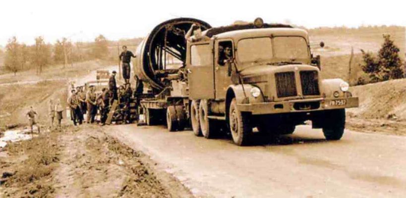 Transport elementów instalacji na Kombinat
