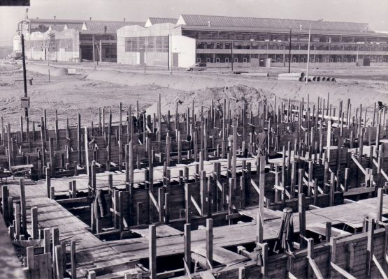 Budowa Warsztatów Centralnych
Budowa Centralnych Warsztatów, fragmenty powstających obiektów Zakładu Wodno-Ściekowego
