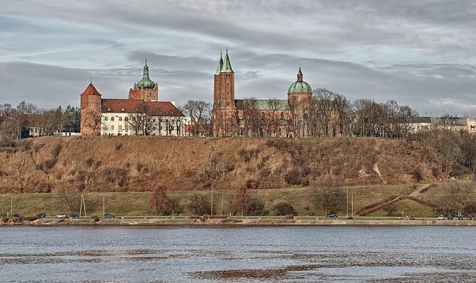 Widok na zamek i katedrę
