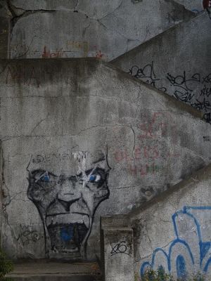 Grafitti na schodach nad wisłe ul Mostowa
wiktor@donvictorio.com
Słowa kluczowe: grafitti, schody, tarasy, tumy