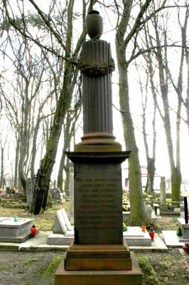 Fragment nagrobka - Cmentarz Prawosławny.
