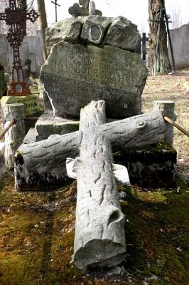 Fragment nagrobka - Cmentarz Prawosławny.
