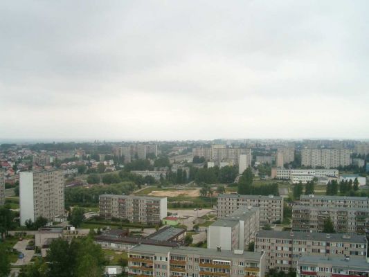 Foto z komina cotex-u - Widok na ul.Gintera
