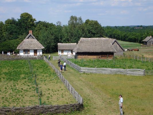Skansen w Sierpcu
Widok z młyna.
