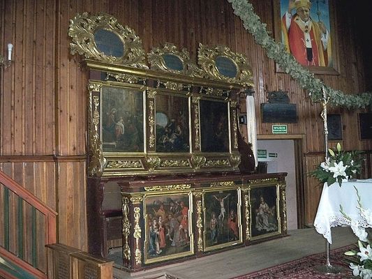 Dobrzyków - kościół
Stalle przeniesione z płockiego kościoła norbertanek.
Słowa kluczowe: Dobrzyków