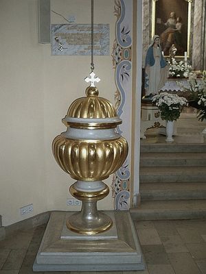 Miszewo Murowane - kościół
Barokowa chrzścielnica, wygląda jak nowa.
Słowa kluczowe: Miszewo Murowane