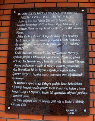 Akt poświęcenia kościoła na Skarpie
