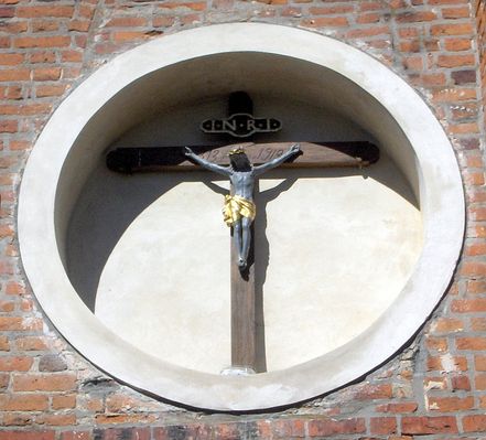 Łęg Probostwo
Krucyfiks na tylnej ścianie kościoła.
Słowa kluczowe: Łęg Probostwo