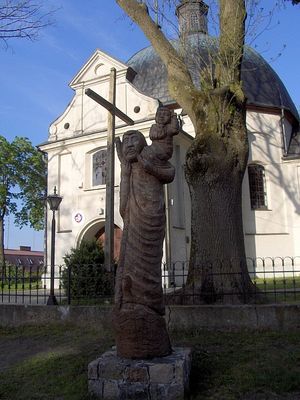 Miszewo Murowane
Św. Krzysztof przed kościołem pw. Wszystkich Świętych.
Słowa kluczowe: Miszewo Murowane