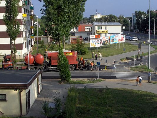 Widok z okna
Remont ul. Gałczyńskiego

