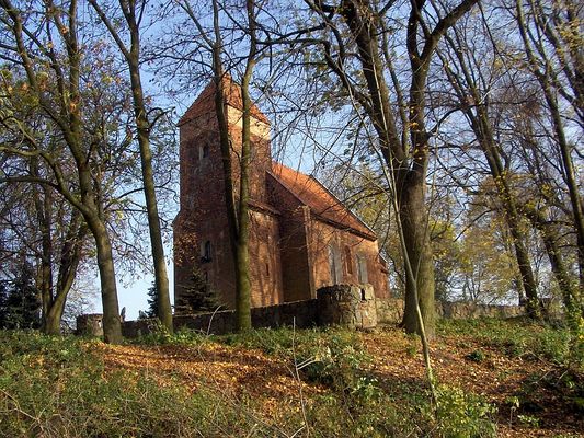 "Kobyli kościół" w jesiennym słońcu
Romańska świątynia w Rokiciu.
Słowa kluczowe: Rokicie kościół
