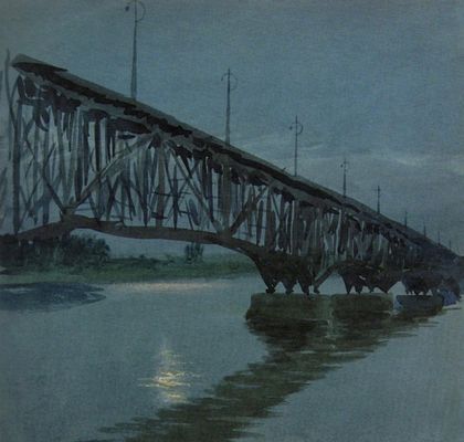 Most w Płocku
Akwarela namalowana przez Aleksego Kiriuszyna
Słowa kluczowe: Kiriuszyn most