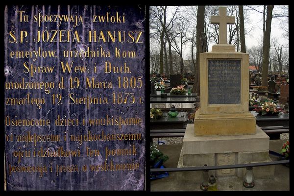 PŁOCKI STARY CMENTARZ
Nagrobek urzędnika.
