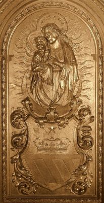 Herb kapituły płockiej
Herb umieszczony na tronie biskupim w prezbiterium katedry płockiej.
Słowa kluczowe: plock katedra kapitula herb