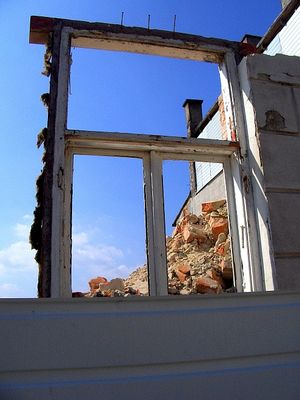 Widok z okna
Rozbiórka przy ul. Piekarskiej
