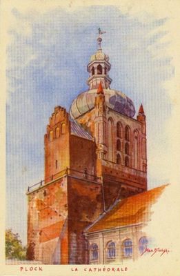 La cathedrale!?
Widokówka błędnie zatytułowana, namalowana przez Stana Błońskiego
