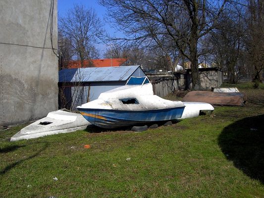 "Port"
Łódki obok północnej rogatki dobrzyńskiej.
