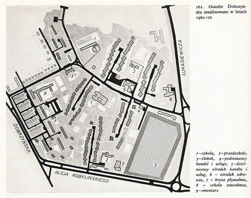 Plan osiedla Dobrzyńska
