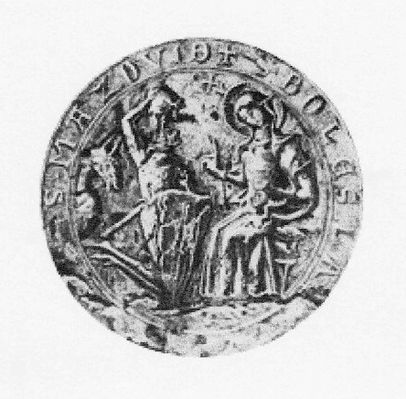Pieczęć księcia Bolesława II Płockiego (1251 - 1313)
Budowniczy Warszawy - w 1300r. nakazał budowę grodu w Warszawie.
