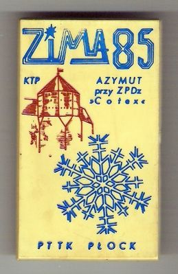 Zima 85
Znaczek turystyczny.
