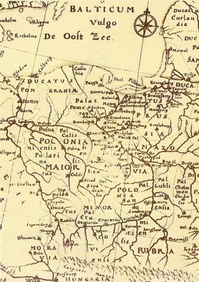 Ploczk na starej mapie
Fragment holenderskiej mapy wojskowej z poł. XVII w. opracowanej przez A. Danckertsa.
Słowa kluczowe: Płock mapa