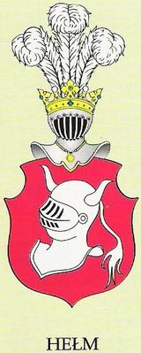 Bolesław Krzywousty - Legendy Herbowe
Godło otrzymał podobno masztalerz Bolesława Krzywoustego w 1111 roku w nagrodę za pokonanie w pojedynku wodza Prusów. Polak ściął wówczas poganinowi głowę wraz z hełmem z przyprawionymi rogami tura.
