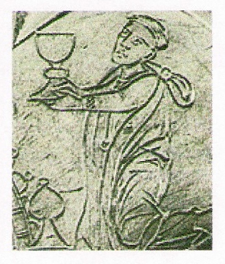 Konrad Mazowiecki w ramach pokuty za śmierć Jana Czapli, ofiarowuje kielich katedrze płockiej
Konrad był okrutnym władcą. W roku 1239 Jan Czapla, scholastyk, kanclerz i wychowawca książęcych synów, pomówiony o spisek, na rozkaz księcia bez sądu został oślepiony i powieszony. Gdy zdjęto ciało z szubienicy, małżonka Konrada, księżna Agafia w szalonym gniewie kazała je powiesić powtórnie przed katedrą płocką. Zbrodnia ta doprowadziła do ekskomuniki pary książęcej. 
