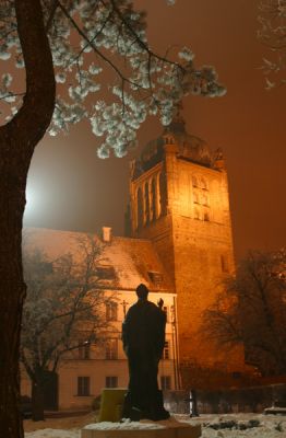 Błogosławieństwo
Wykonane canonkiem w jakiś zimowy wieczór.
Słowa kluczowe: Jan Paweł Wielki Stare Miasto Katedra
