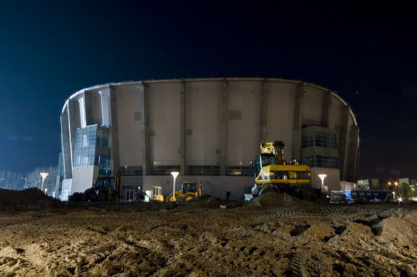 Zachodnia ściana
Orlen Arena strona zachodnia
Słowa kluczowe: Hala sportowa Orlen Arena Płock