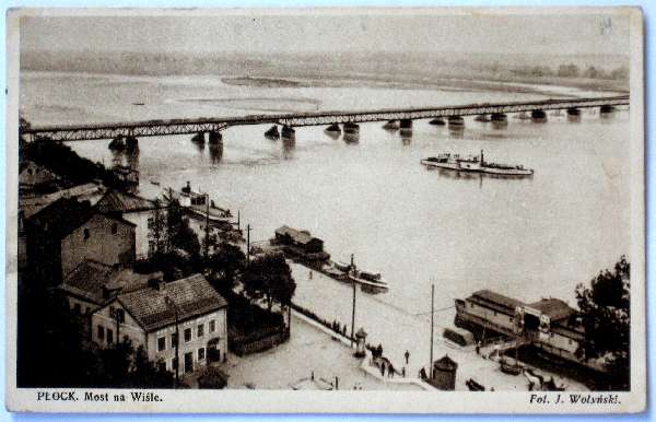 widok na Wisłę i most
rok 1934
