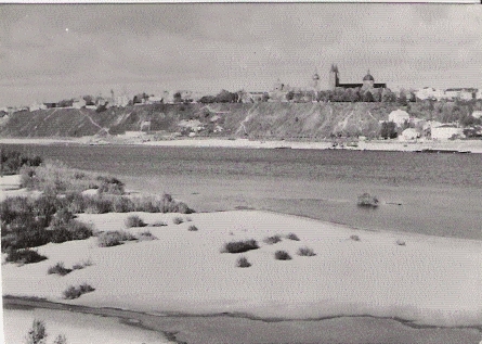 widok na Wisłę i  Płock
pocztówka wyd. PTTK w 1968r.
