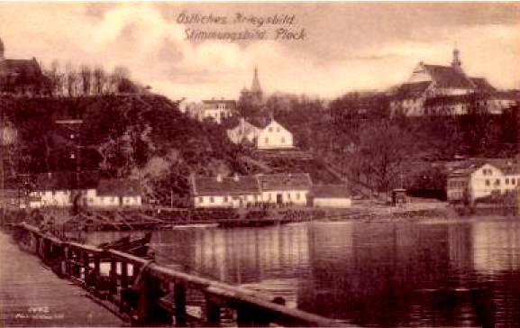 Plock  Ostpr. Stimmungsbild 1916r
znalezione na  "ebay"
