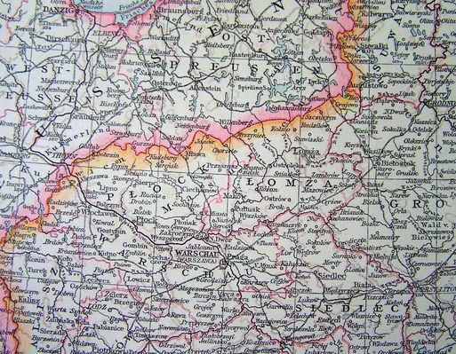 KRÓLESTWO POLSKIE
KRÓLESTWO POLSKIE - mapa datowana 1886 
Z Atlasu „Richard Andree's Allgemeiner Handatlas ”, nakład Verlag von Velhagen & Klasing, Bielefeld und Leipzig - 1887 rok.  
Wydawnictwo - Verlag von Velhagen & Klasing 
Wydanie II - Bielefeld und Leipzig 1887 rok 
Skala: 1 : 3.500.000 

