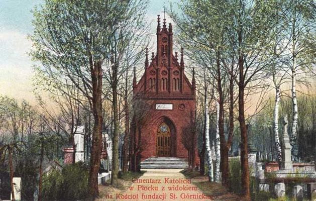 Cmentarz katolicki z widokiem na kościół fundacji St. Górnickiego
1909r.
