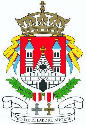 Herb miasta Płocka odznaczony przez marszałka Józefa Piłsudskiego Krzyżem Walecznych
Płock został Miastem Bohaterem za obronę przeciwko bolszewikom w dniu 18.VIII.1920r.
Obok Lwowa tylko Płock dostąpił takiego zaszczytu.
