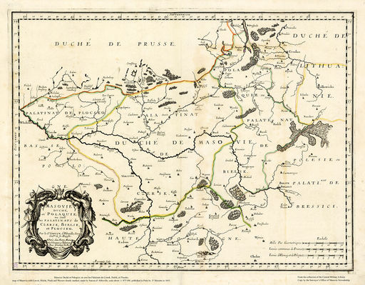 Mazowsze - 1664 r.
mapa z 1664r.
