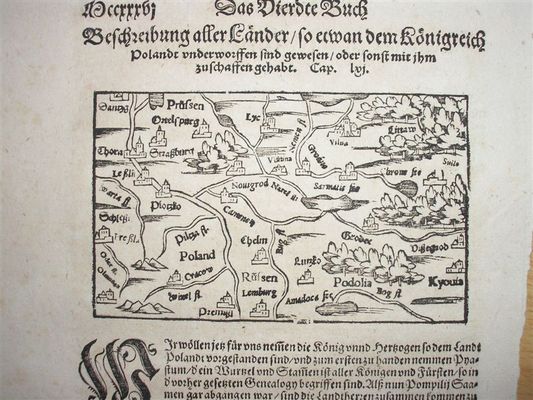 Płock na mapie Munstera z 1561r.
***
