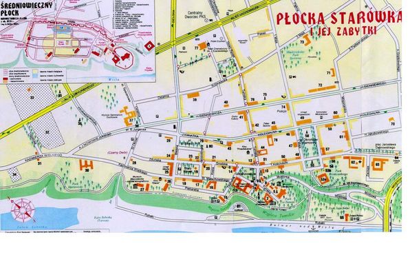 Płocka Starówka i jej zabytki
bez legendy zabytków
