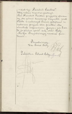 strona 4  z przemówienia wiceprezesa Rady Miejskiej Romana Lutyńskiego z dnia 10.IV.1921r.
wygłoszonego z okazji nadania tytułu Honorowego Obywatela Płocka marszałkowi Józefowi Piłsudskiemu
