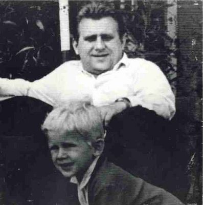 płocki architekt miejski Stanisław Staszewski
z synem Kazikiem 
