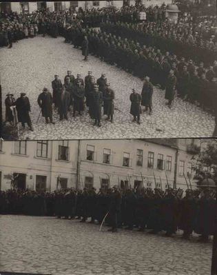 uroczystości wojskowe w Płocku
w latach 30 - stych
